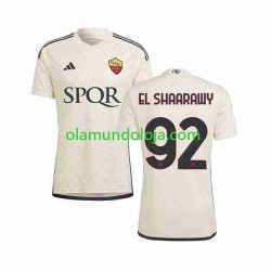 Camisola AS Roma El Shaarawy 92 Homem Equipamento Segundo 2023-2024 Manga Curta